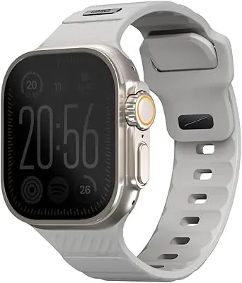 UNIQ STRIDE FKM HIGH PERFORMANCE SPORT WATCH BAND FOR APPLE WATCH 49|45|44|42MM | GREY